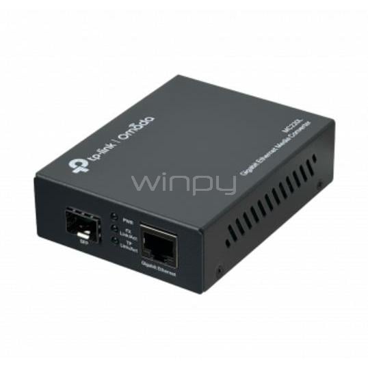 Conversor de Medios TP-Link de 10/100/1000Base-T a SFP Gigabit (Multimodo/Monomodo)