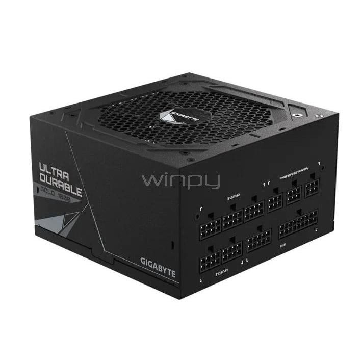 Fuente de Poder Gigabyte UD1000GM de 1000W (Full Modular, Certificada 80+ Gold, ATX)