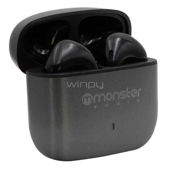 Auriculares Inalámbricos Monster True TW17 (Bluetooth, Metal Grey)
