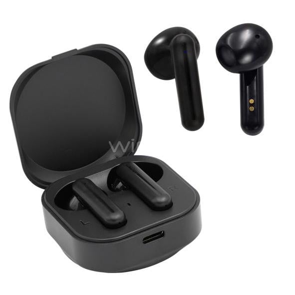 Auriculares Inalámbricos Philco True Wireless TW7 (Bluetooth, Negro)