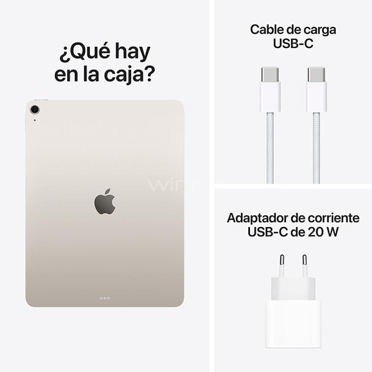 Apple iPad Air 13“ (Chip M3, 8GB RAM, 128GB Internos, 2025, Wi-Fi, Starlight)
