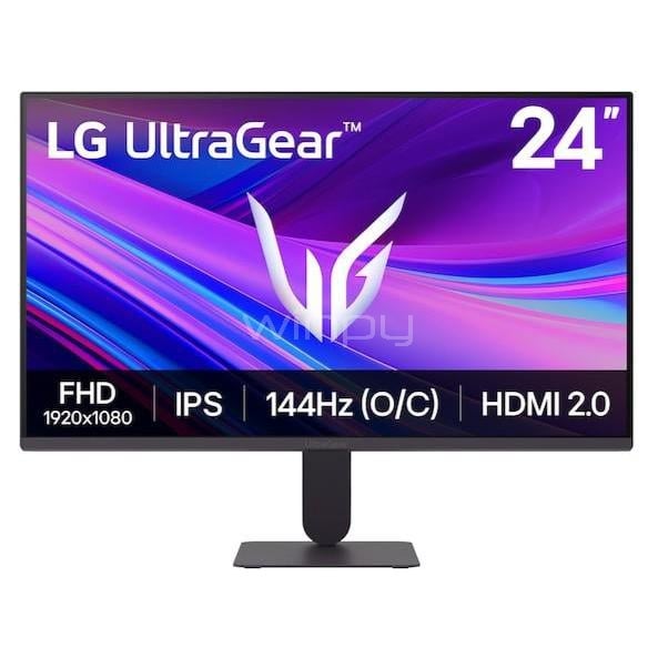 Monitor Gamer LG UltraGear G4 de 24” (IPS, Full HD, 144Hz, 1ms, HDR10, DP+HDMI, G-SYNC/FreeSync)