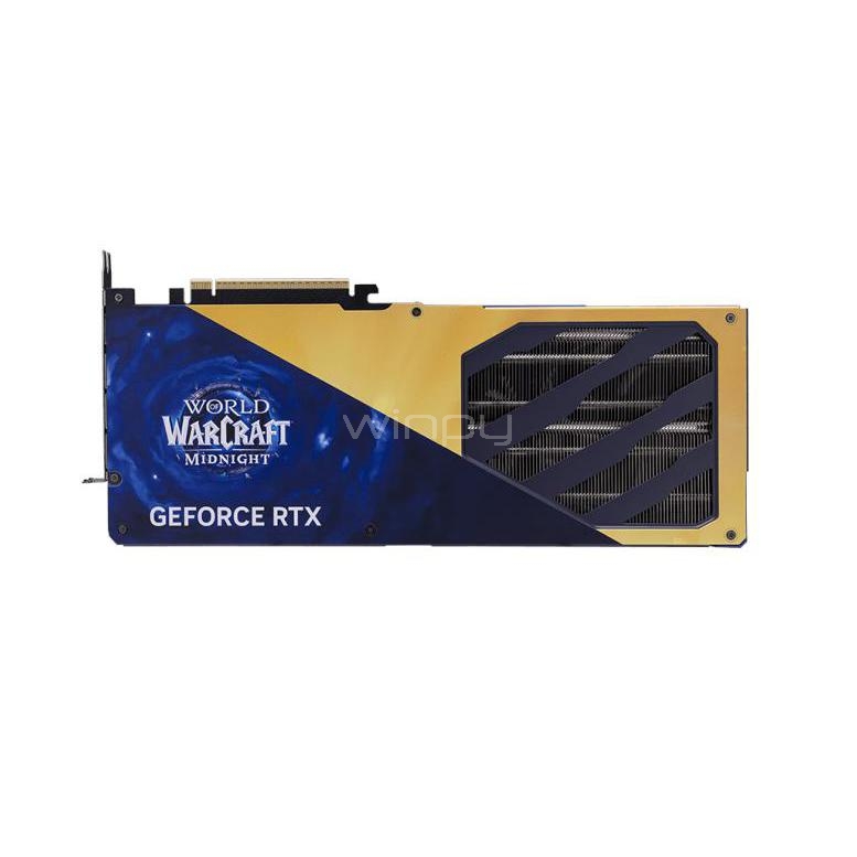 Tarjeta gráfica MSI GeForce RTX 5070 WoW Midnight Void Edition OC de 12GB GDDR7