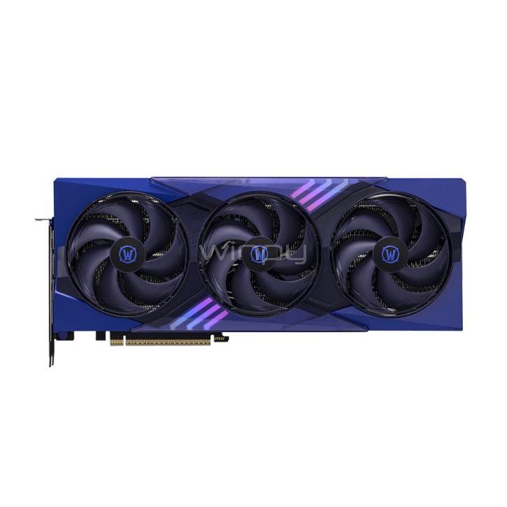 Tarjeta gráfica MSI GeForce RTX 5070 WoW Midnight Void Edition OC de 12GB GDDR7