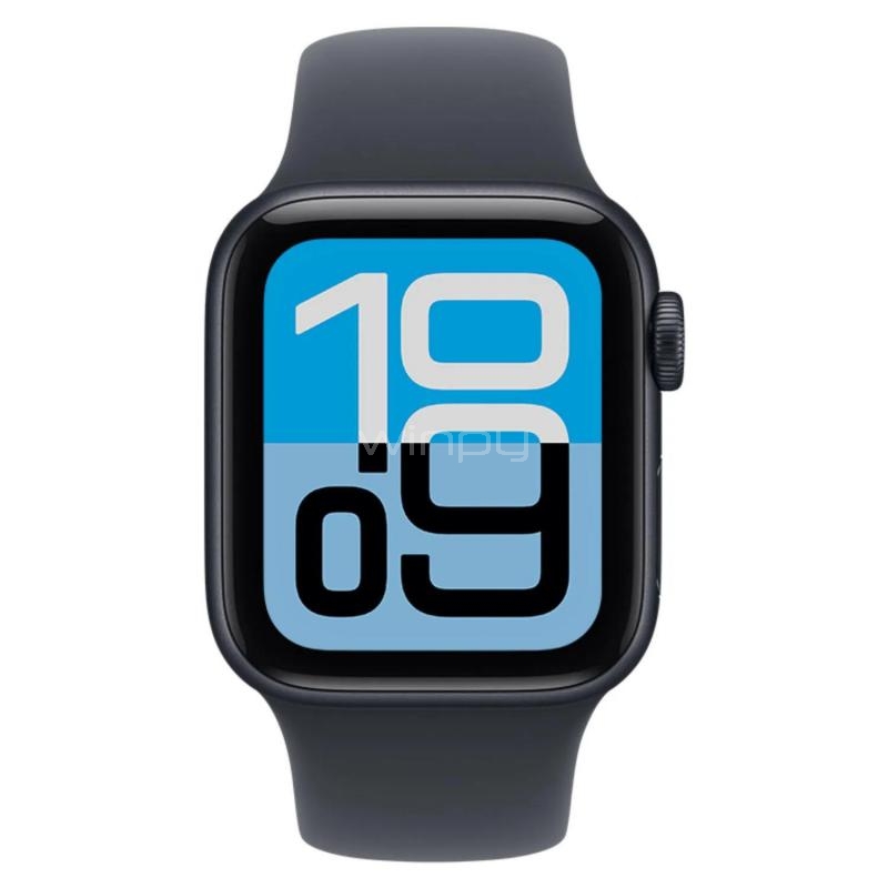 Apple Watch SE 3 de 40mm (GPS, Aluminio medianoche, Correa deportiva M/L)