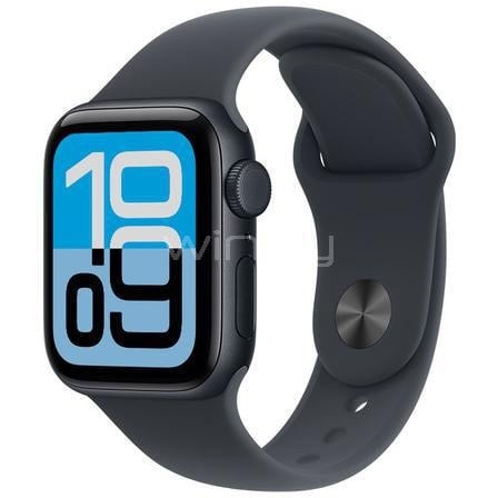 Apple Watch SE 3 de 40mm (GPS, Aluminio medianoche, Correa deportiva M/L)