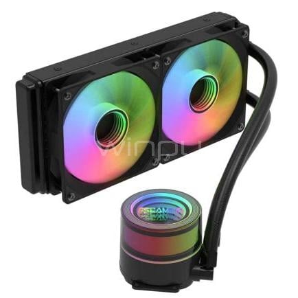 Refrigeración Líquida ESGAMING CZ-240 ARGB (LGA1700/AM5, 2600rpm, Negro)
