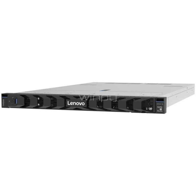Servidor Lenovo ThinkSystem SR630 V4 (Xeon 6515P, 32GB RAM, 8 Bahías 2.5“, Fuente 800W x2, 1U)