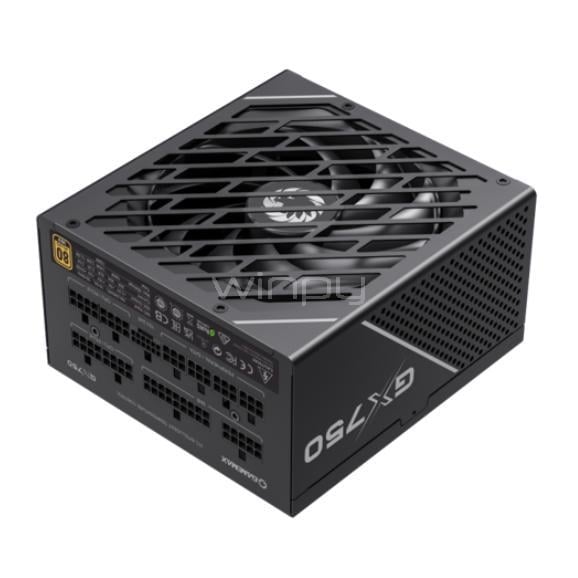 Fuente de Poder GameMax GX-750 Rampage de 750W (Certificado 80+ Gold, Full Modular, ATX)