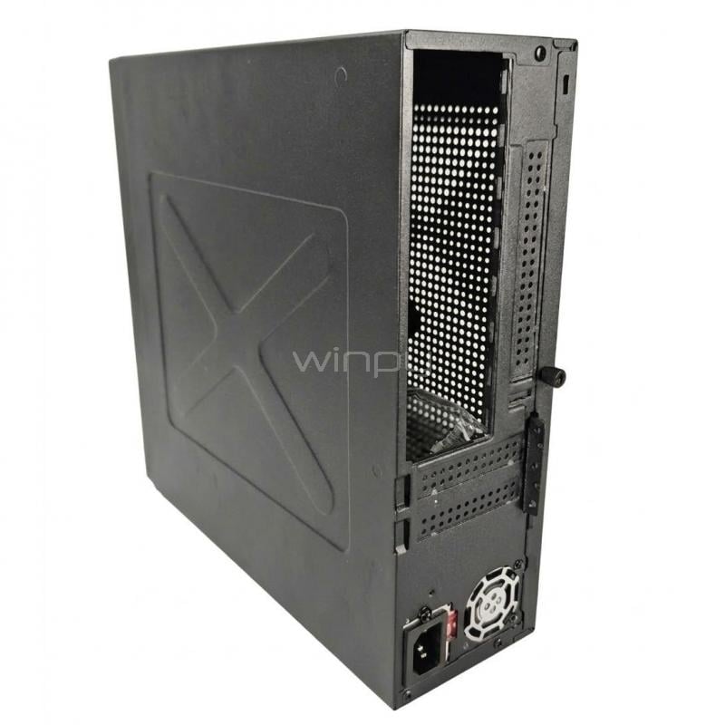 Gabinete EsGaming Slim J01 (Micro ATX/ITX, Fuente 650W, Negro)