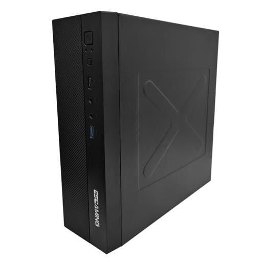 Gabinete EsGaming Slim J01 (Micro ATX/ITX, Fuente 650W, Negro)