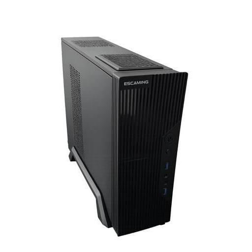 Gabinete EsGaming 103E (Micro ATX, Fuente 750W, Negro)