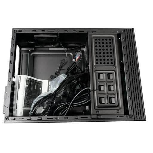 Gabinete EsGaming 103E (Micro ATX, Fuente 750W, Negro)