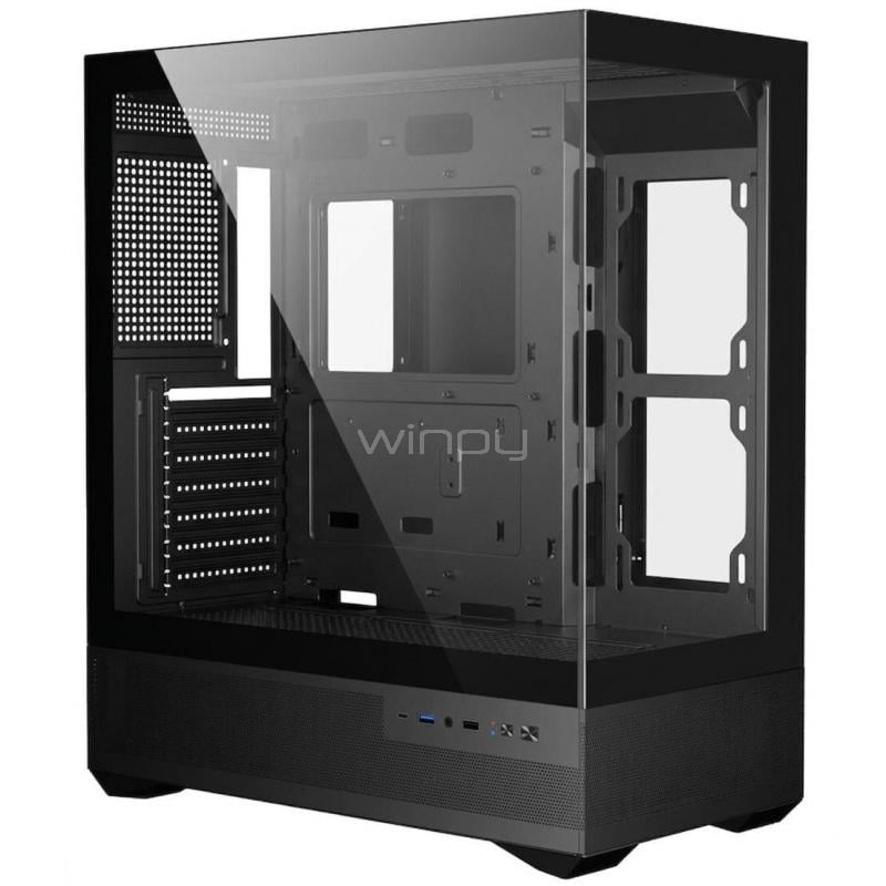 Gabinete EsGaming BK01 (ATX, Vidrio Templado, Negro)