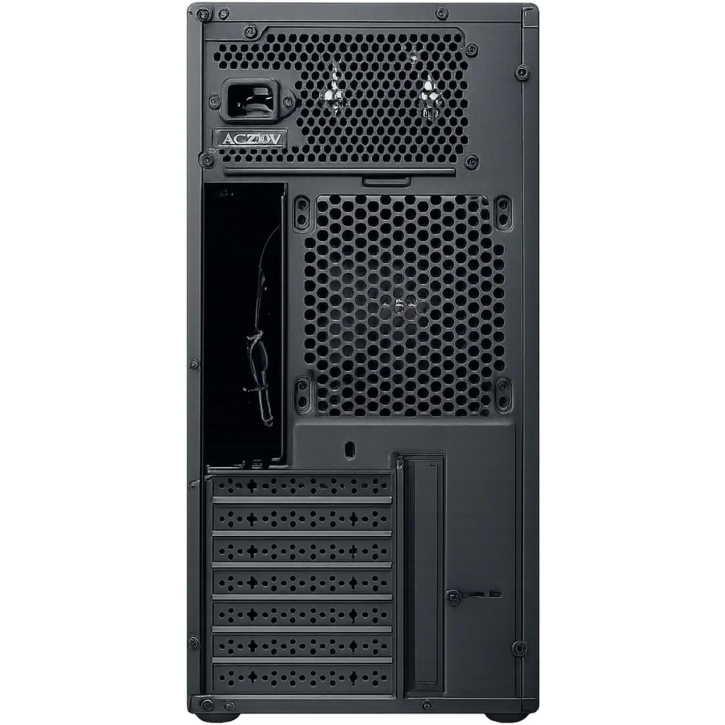 Gabinete EsGaming AX12 (ATX, USB-C, Fuente 750W, Negro)