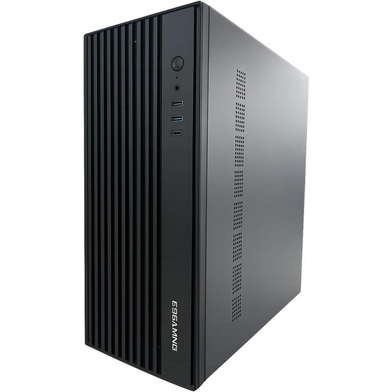 Gabinete EsGaming AX12 (ATX, USB-C, Fuente 750W, Negro)