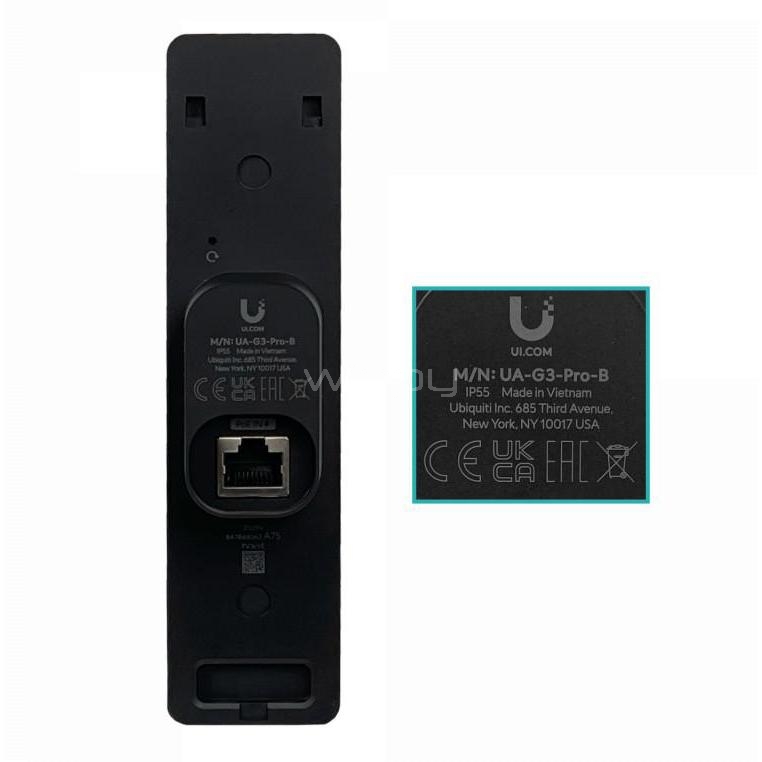 Lector de Acceso Ubiquiti G3 Reader Pro (NFC/PIN, IP55, Negro)