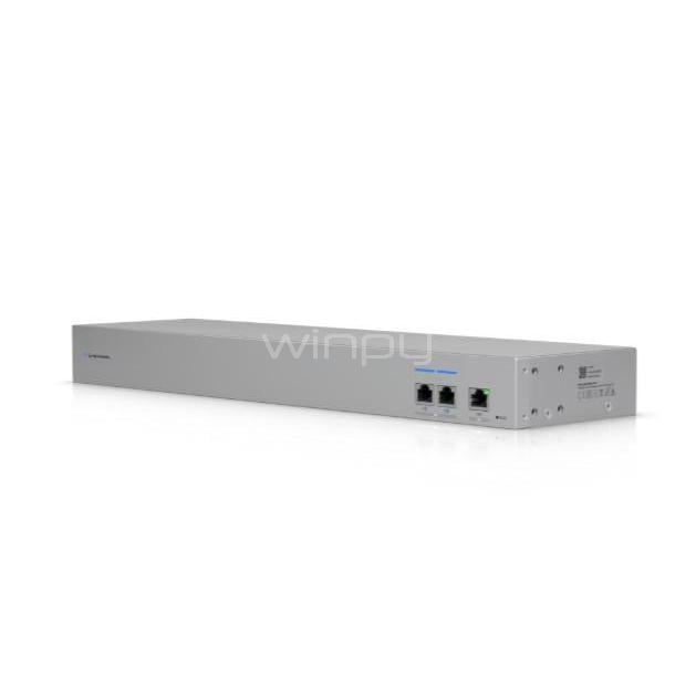 Switch Ubiquiti UniFi USW-WAN de 4 Puertos (Gestionado, 10GbE RJ45, Dual PSU, Rack 1U)