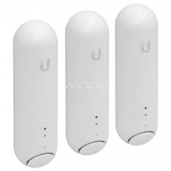 Kit de Sensores Ubiquiti UniFi Protect Smart Sensor 3-Pack (Inalámbrico, BLE, 8-en-1, Batería)