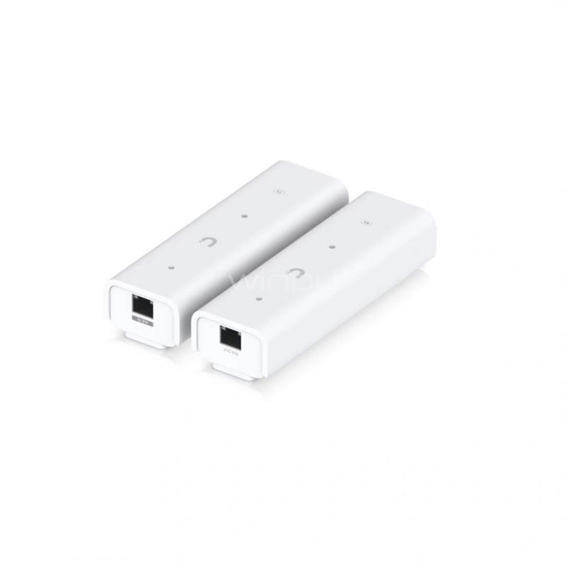 Kit Extensor Ubiquiti UniFi Retrofit PoE a 2 Hilos (PoE++, Coaxial/UTP, 10/100 Mbps)