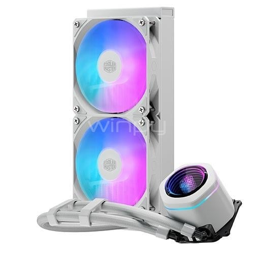 Refrigeración Liquida Cooler Master MasterLiquid 240L Core ARGB Spectrum (LGA1851/AM5, Blanco)