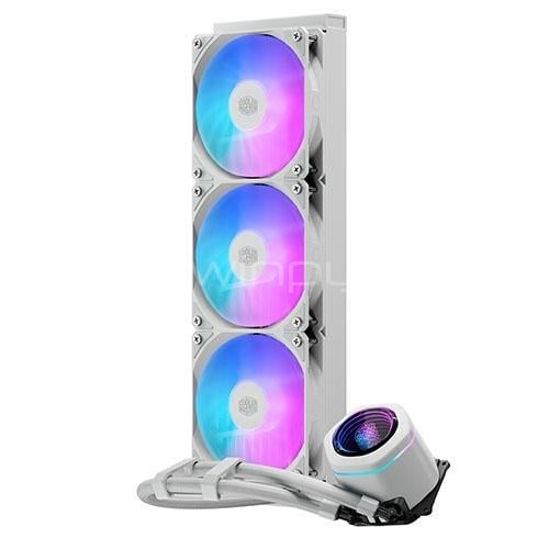 Refrigeración Liquida Cooler Master MasterLiquid 360L Core ARGB (LGA1851/AM5, Blanco)