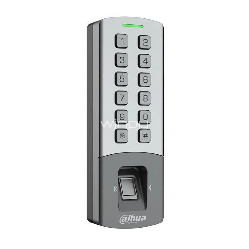 Terminal de de Acceso Dahua (Huella Dactilar, RFID, Teclado, IP65, IK08)