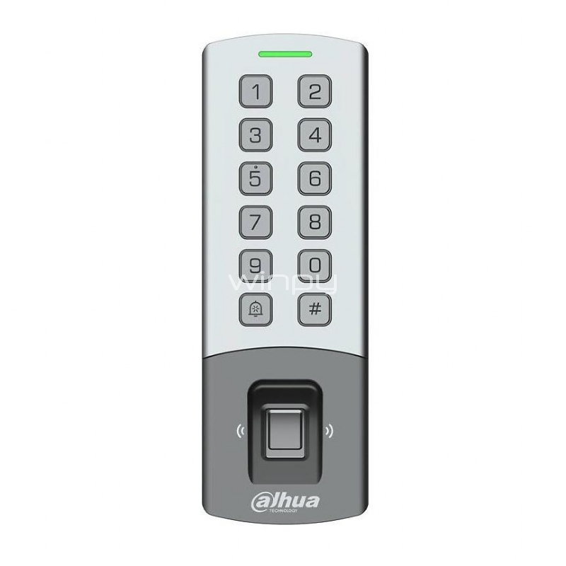 Terminal de de Acceso Dahua (Huella Dactilar, RFID, Teclado, IP65, IK08)
