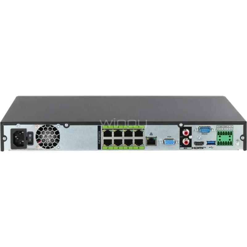 Grabadora de Video NVR Dahua DHI-NVR5216-8P-EI2 (4K, 16 Canales, H.265+)