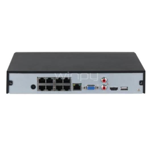 Grabadora de Video NVR Dahua DHI-NVR4108HS-8P-4KS3 (4K, 8 Canales, H.265+)