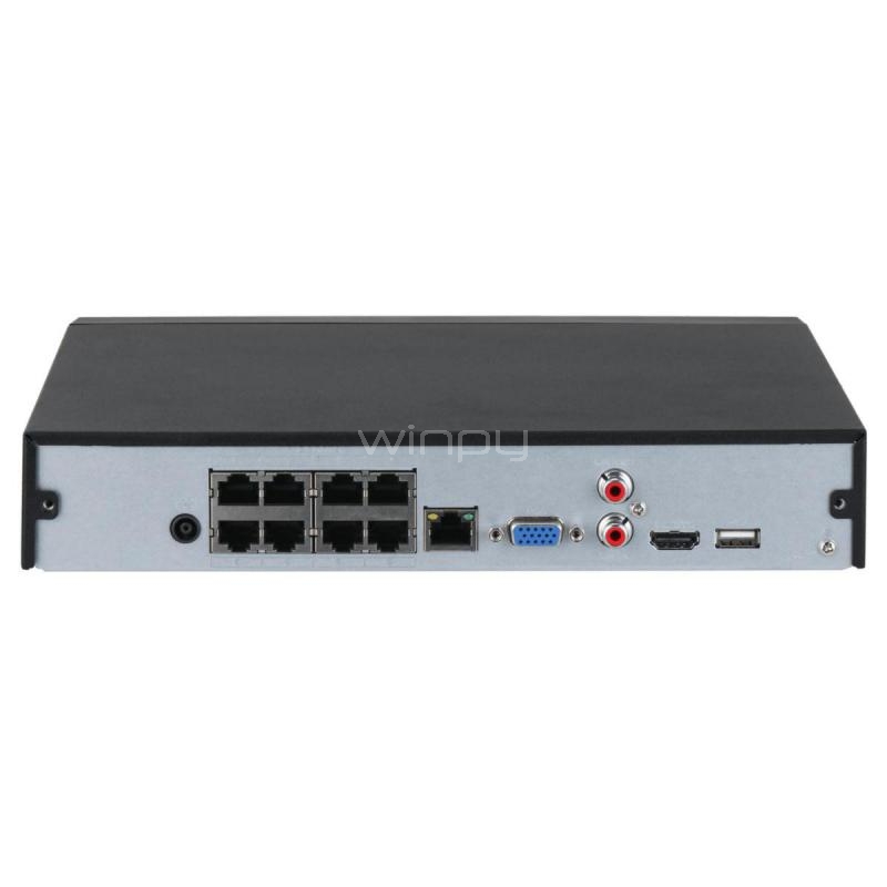 Grabadora de Video NVR Dahua DHI-NVR2108HS-8P-I2 (1080p, 8 Canales, H.265+)