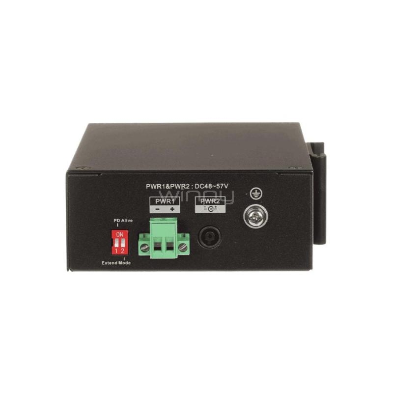Switch Dahua DH-PFS3110-8ET-96 de 10 Puertos (No Gestionado, SFP, 7.6 Gbps, PoE, 96W)