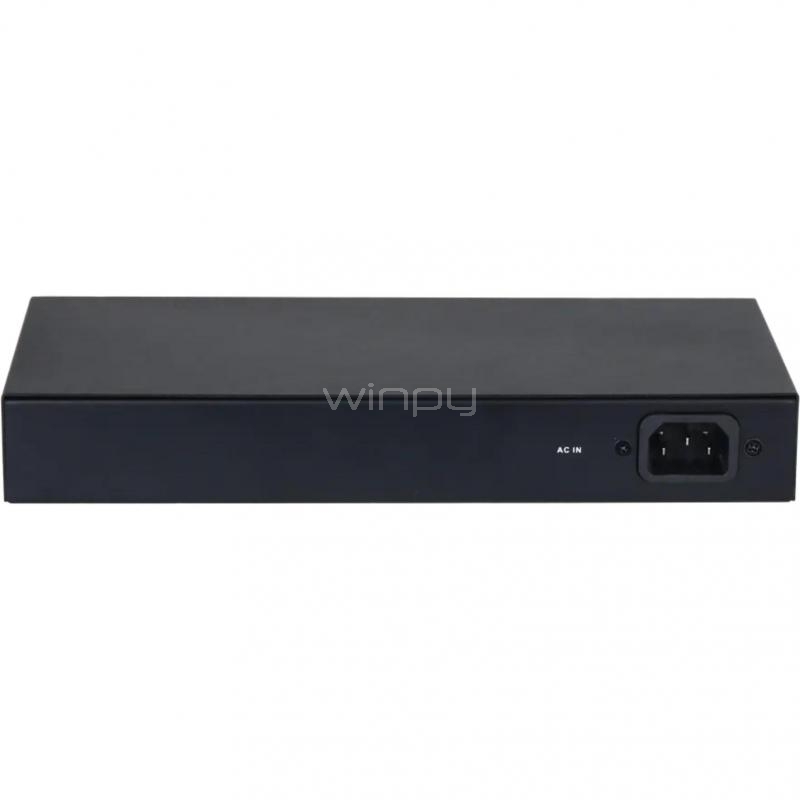 Switch Dahua DH-PFS3110-8GT-65 de 10 Puertos (No Gestionado, SFP, 20 Gbps, PoE, 65W)