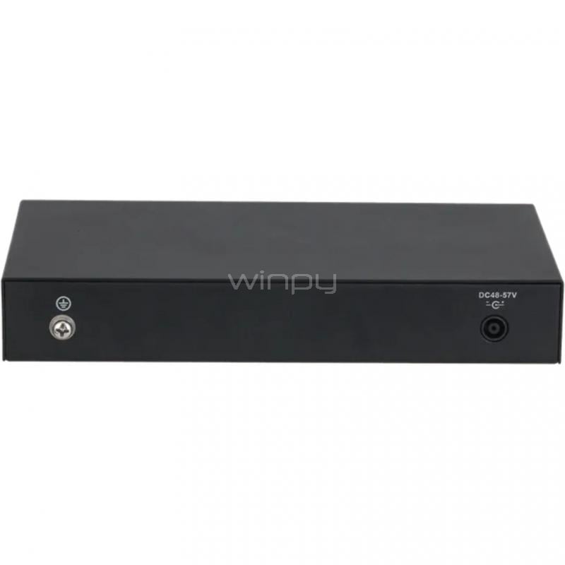 Switch Dahua DH-PFS3008-8GT-60-V2 de 8 Puertos (No Gestionado, Gigabit, PoE, 60W)