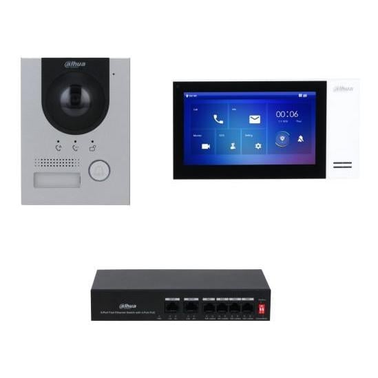 Kit Videoportero IP Dahua de 7” (PoE, Full HD 2MP, IP65/IK07)
