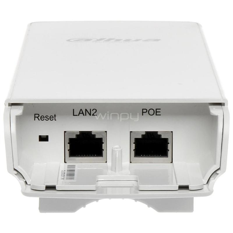 Transmisor Inalámbrico Dahua de 3km (5.8GHz, 300Mbps, IP66)