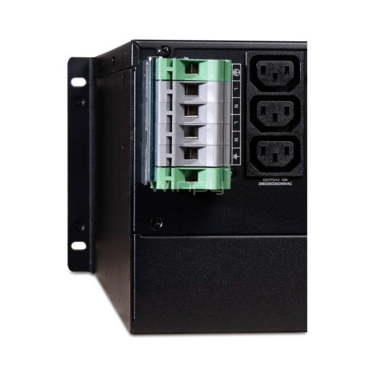 UPS Enersafe RTHC PRO OnLine (6kVA, 6000W, 208-240V, Monofásica, Rack/Torre)