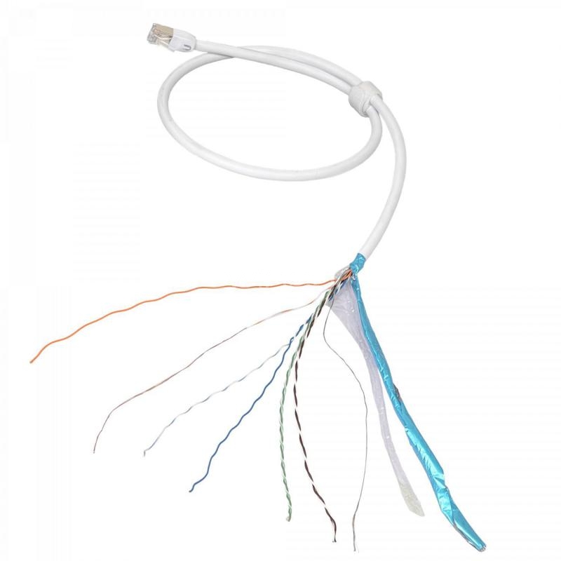Cable Patch Ubiquiti de 3mts (F/UTP Cat5e, Blanco)