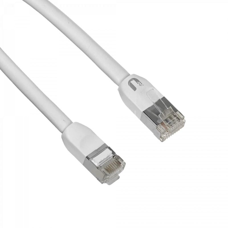 Cable Patch Ubiquiti de 3mts (F/UTP Cat5e, Blanco)