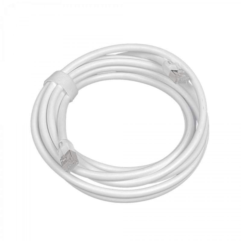 Cable Patch Ubiquiti de 3mts (F/UTP Cat5e, Blanco)