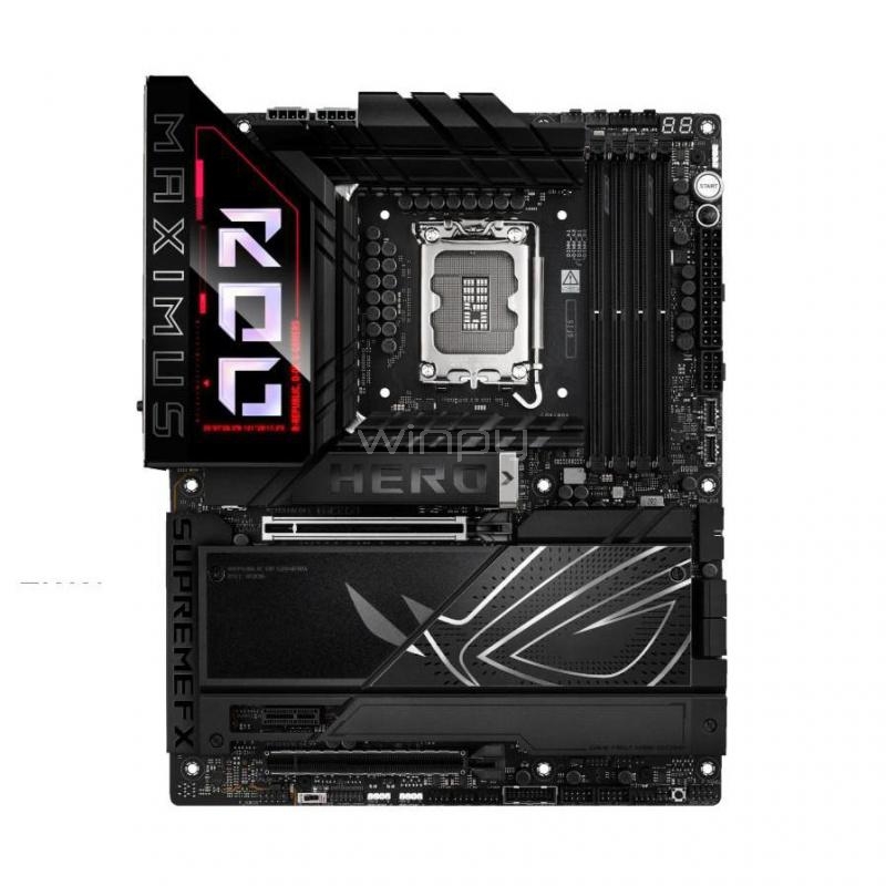 Placa Madre ASUS ROG Maximus Z890 Hero (LGA1851, DDR5 x4, M.2 x6, PCIe 5.0, Wi-Fi 7, ATX)