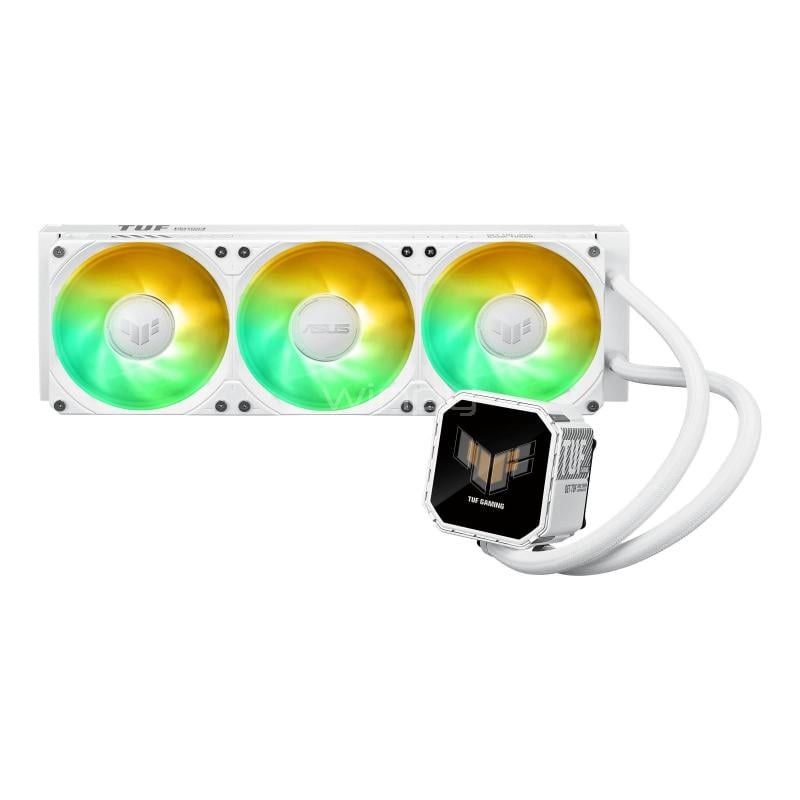 Refrigeración Líquida Asus TUF Gaming LC III 360 ARGB LCD White Edition (LGA1851/1700, Pantalla)