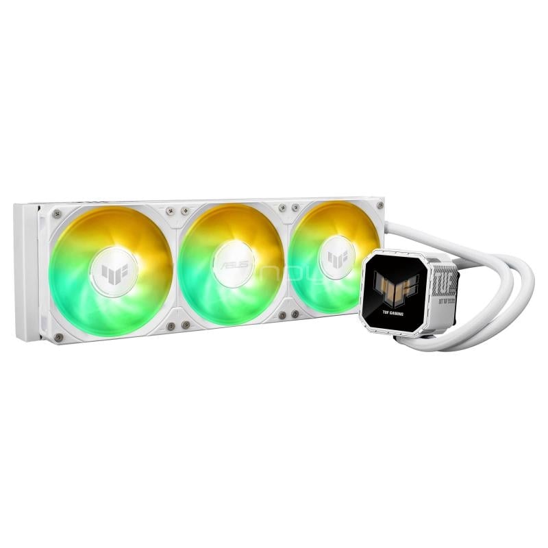 Refrigeración Líquida Asus TUF Gaming LC III 360 ARGB LCD White Edition (LGA1851/1700, Pantalla)