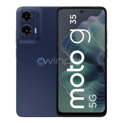 Celular Motorola Moto G35 de 6.7” (Unisoc T760, 4GB RAM, 256GB Internos, Negro)
