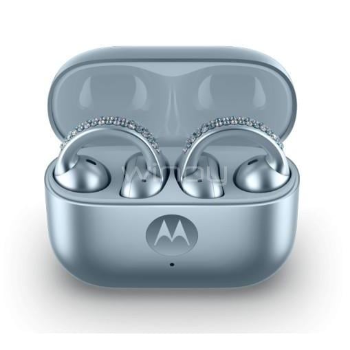 Audífonos Bluetooth Motorola Moto Buds Loop (TWS, Ice Melt Swarovski)