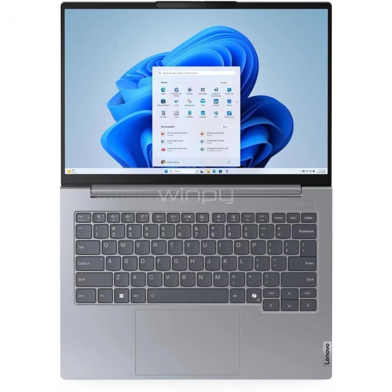 Notebook Lenovo ThinkBook 14 de 14“  (Ryzen 5 7535HS, 32GB RAM, 256GB SSD, Win11 Pro)
