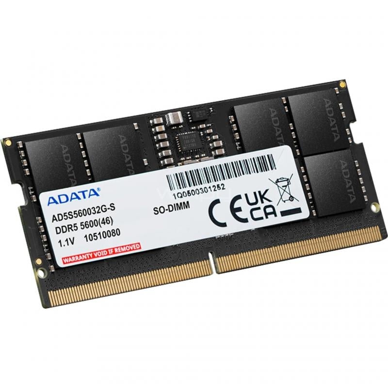 Memoria RAM ADATA de 8GB (DDR5, 5600MHz, CL46, SO-DIMM)