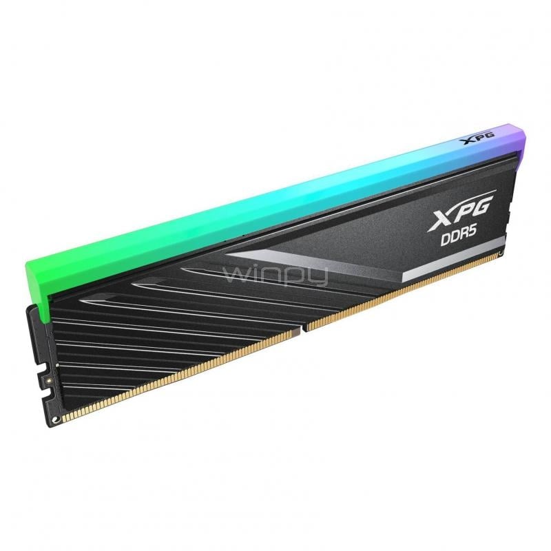Memoria RAM XPG Lancer Blade RGB de 8GB (DDR5, 5600 MHz, CL46, U-DIMM)