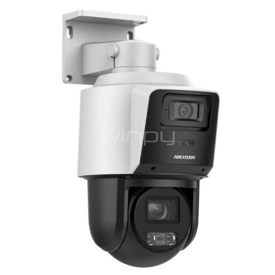 Cámara IP Hikvision TandemVu PTZ de 4MP (2.8mm, H.265, PoE+, IR40, IP66)