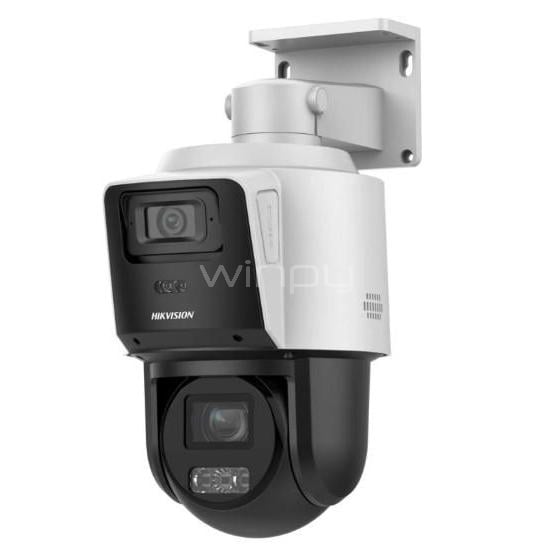 Cámara IP Hikvision TandemVu PTZ de 4MP (2.8mm, H.265, PoE+, IR40, IP66)